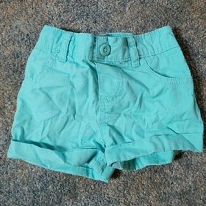 Pastel blue shorts. BARELY WORN!